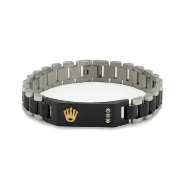 Black & Silver Rolex Bracelet