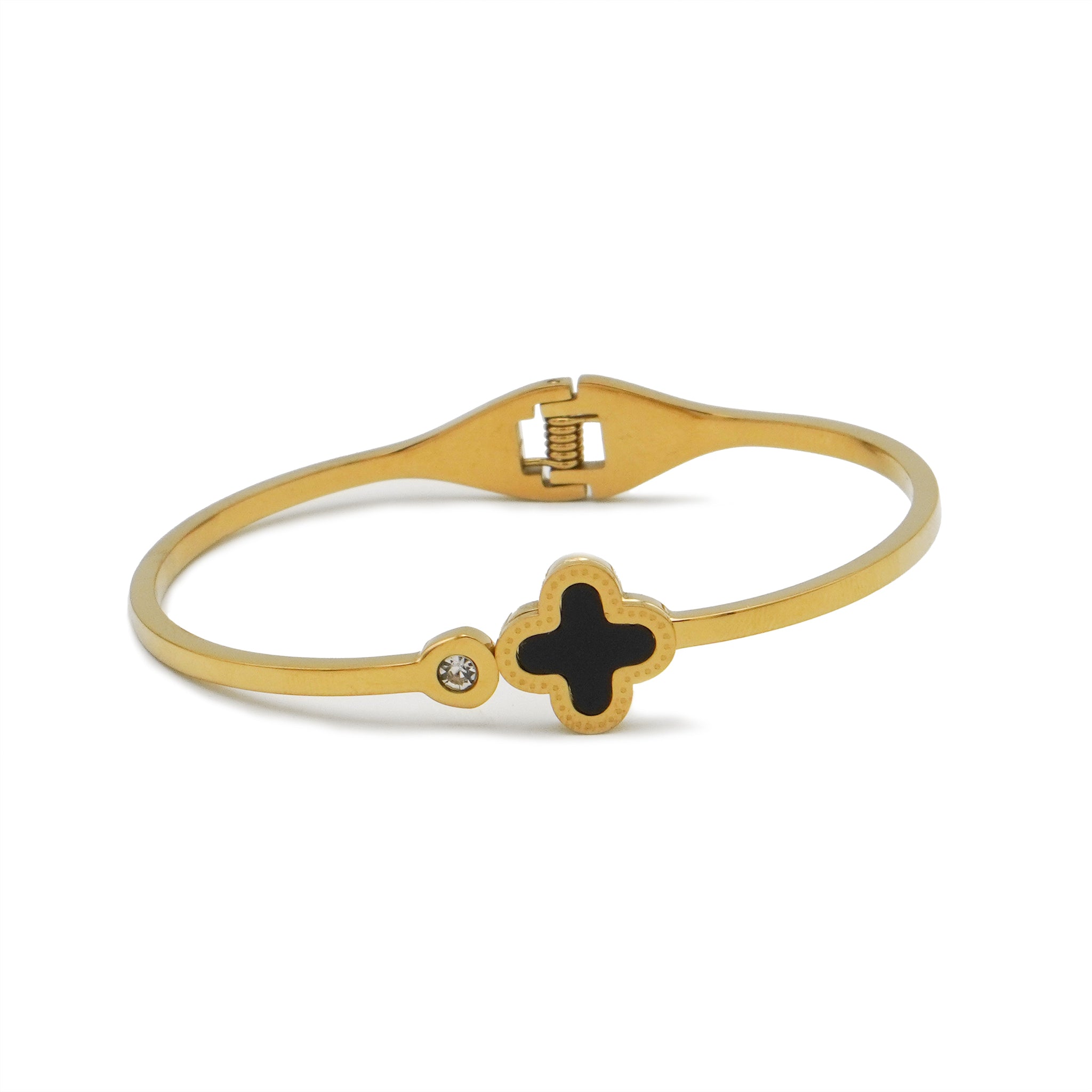 Clover Motif Bracelet (Gold)