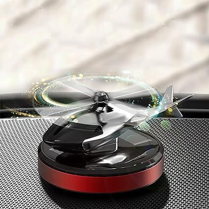 Solar Fragrance Helicopter Car Air Freshener