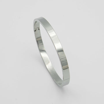 Premium Black & Silver Bangle