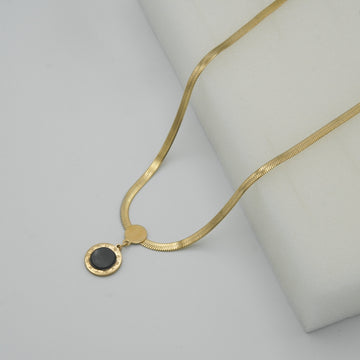 Black & Gold Zodiac Necklace